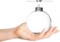 4E's Novelty Clear Plastic Ball Ornaments for Crafts Fillable 12 Pack – 80mm Transparent Shatterproof Christmas Ornaments with Silver Caps & Ribbon, DIY Paintable & Fillable Christmas Craft Balls